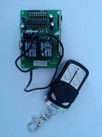 Relais 2 canaux 10A 433mhz DC12V 24V Récepteur à code fixe avec télécommande sans fil
