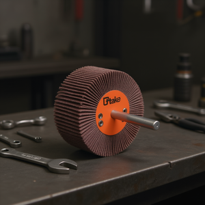 Disque à lamelles abrasif Ttake 80x50 mm, tige de 6 mm, grain 180 pour le meulage - Product Image 3