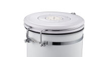Ensemble de pots à épices ronds en acier inoxydable pour thé et café Pot multifonctionnel étanche à l'humidité scellé sous vide