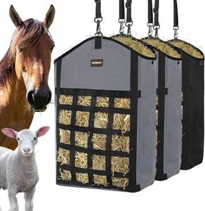 Free sample Horse Feed Bag Comfort Breathable Mesh Feed <b>Bucket</b> <b>Heavy</b> <b>Duty</b> Feed Bag with Adjustable Strap and Waterproof Bottom - Product Image 3