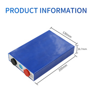 Sel baterai 3.2V Lifepo4 105Ah Lithium besi fosfat sel baterai 3.2v50ah 100AH LiFePO4 paket baterai