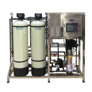 Industrial Automatic Touch Screen 264 GPH Water Purification Plant Reverse Osmosis System Water Treatment Machine For Salt Water