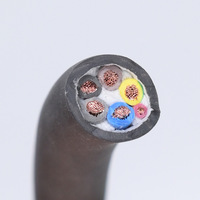 Cable de pila de carga de tranvía suave personalizado, estándar europeo, 5*6,0 + 1*0, 5 mm², elementos de materiales de aislamiento