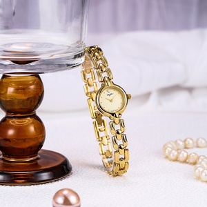 Reloj de Cuarzo MYAR <span class=keywords><strong>Mia</strong></span> para Mujer, Esfera Pequeña, Estilo Medieval, Caja de Acrílico, Correa Delgada de Aleación, Resistente al Agua 30M - Product Image 2