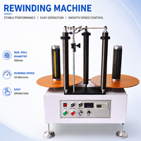 Machine de rembobinage automatique d'étiquettes à moteur électrique, prix usine, pour matériaux en rouleau de l'industrie du traitement du papier