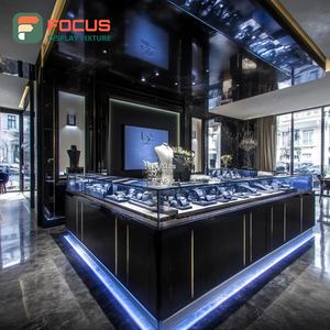 Fabricante de Vitrinas Modernas para Joyería, Panel de Vidrio Templado, Vitrina de Exhibición para Espacios de Boutique - Product Image 3