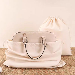 <span class=keywords><strong>2025</strong></span> חדש חדש, תיק מתנה אורגני בד כותנה עם חבל כותנה ידית חרוז מייבש שיער לתכשיטים - Product Image 4