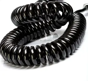 High Quality 6*2.5mm2 Flexible PUR Spiral Power Cable Spring Coiled Cable