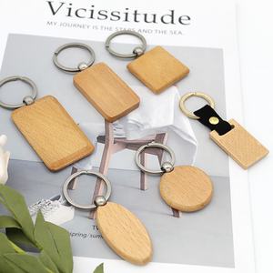 Оптовые экологичные прочные заготовки для сублимации: деревянные брелоки, аксессуары для гравировки, индивидуальные брелоки - Product Image 1