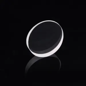 custom 5/10/25/30 degree round optical fused silica glass wedge prism