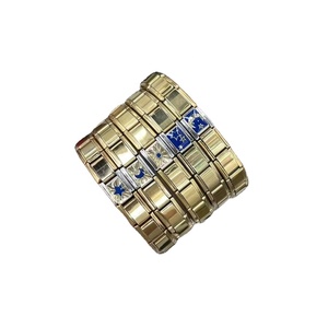 Abalorios a granel de 9 mm con diseños de Ojo, Luna, Estrella, Pez, Araña, Reina de Póker, Abalorios italianos para pulseras de eslabones - Product Image 1