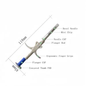 Microchip RFID injectable en bioglass, seringue avec <span class=keywords><strong>puce</strong></span> EM4305 pour l'identification animale, le suivi du bétail et des animaux de compagnie, instrument vétérinaire - Product Image 6