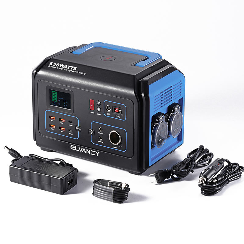 650 Вт Наружный проводник 110V-240V 50Hz 60Hz портативная электростанция с солнечными батареями