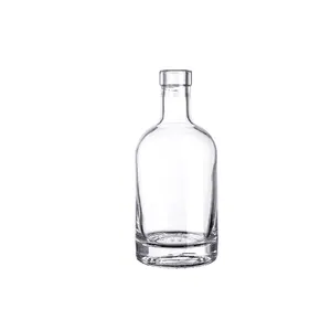 グラスワインアルコールテキーラボトルにカスタムエンボスガラスボトルの文字