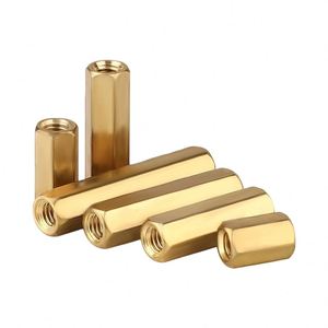 Entretoise filetée hexagonale en laiton poli M2-M6 femelle-femelle pour assemblage de châssis PC - Product Image 1