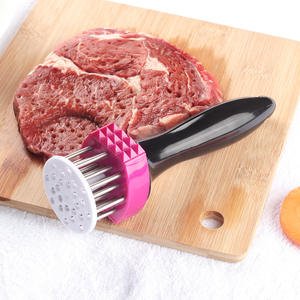 Marteau à attendrir la viande en acier inoxydable durable et en plastique PP pour la cuisine à domicile, char <span class=keywords><strong>siu</strong></span>, steak - Product Image 2