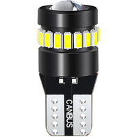 Ampoules de plaque d'immatriculation T10 Led Canbus 3030 Smd orange ambre fabricant T10 W5w Led dôme de lecture intérieur de voiture
