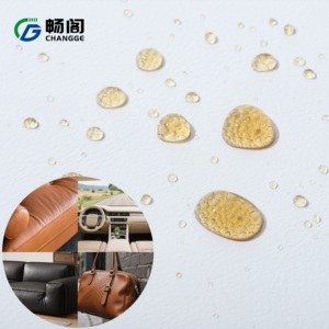 Cuero artificial tela de silicona automóvil sintético permanente cuero antiincrustante para asientos paneles de puerta - Product Image 3