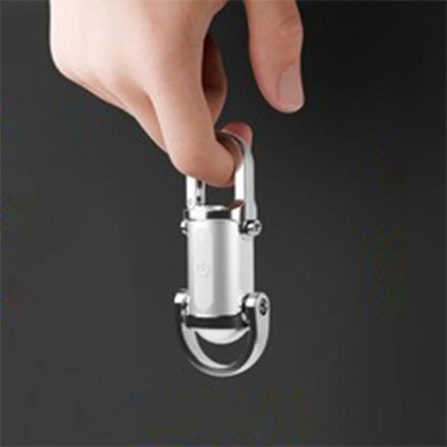 Power Bank Keychain Small Powerful Flashlight LED Mini COB Rechargeable ABS USB EDC Emergency Lantern Pocket Light