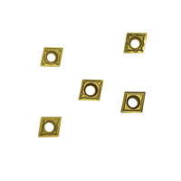 Insertos de herramienta de torneado de carburo de tungsteno DJTOL HQ MT PS TC, hoja CNC OEM para corte de torno recubierto de CVD HRC60
