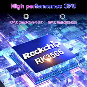 Boîtier TV Android 4K RK3566 8K Ethernet 1000M WiFi 2.4G/5G BT 8 Go RAM 64 Go ROM USB 3.0 Télé<span class=keywords><strong>commande</strong></span> <span class=keywords><strong>Vocale</strong></span> Smart Box pour Streaming - Product Image 4