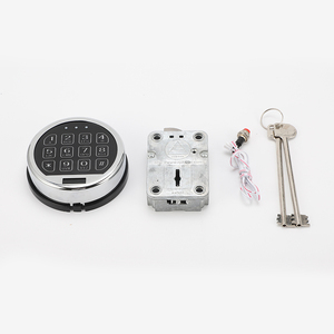 Chất lượng tốt an ninh kỹ thuật số bàn phím vòng hình dạng hiển thị vân tay súng an toàn khóa - Product Image 6