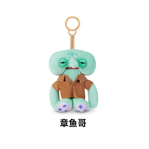Porte-clés en peluche de monstre dentaire de dessin animé <span class=keywords><strong>Bob</strong></span> l'éponge, Fuggler, moche et mignon - Product Image 4