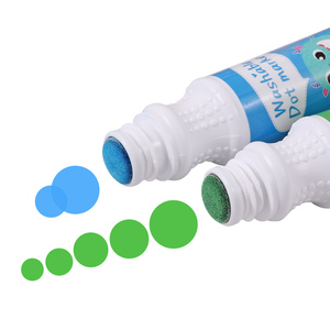 Conformité EN71 garantie, ensemble de peinture lavable, encre non toxique, 8 couleurs vibrantes, stylos à pois <span class=keywords><strong>pour</strong></span> tout-petits, outils de peinture <span class=keywords><strong>pour</strong></span> l'apprentissage précoce - Product Image 3