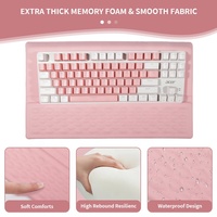Tapis de souris confortable en mousse à mémoire de forme, tapis de clavier, repose-poignet, tapis de souris de jeu personnalisé, support pour ordinateur de bureau, ordinateur portable