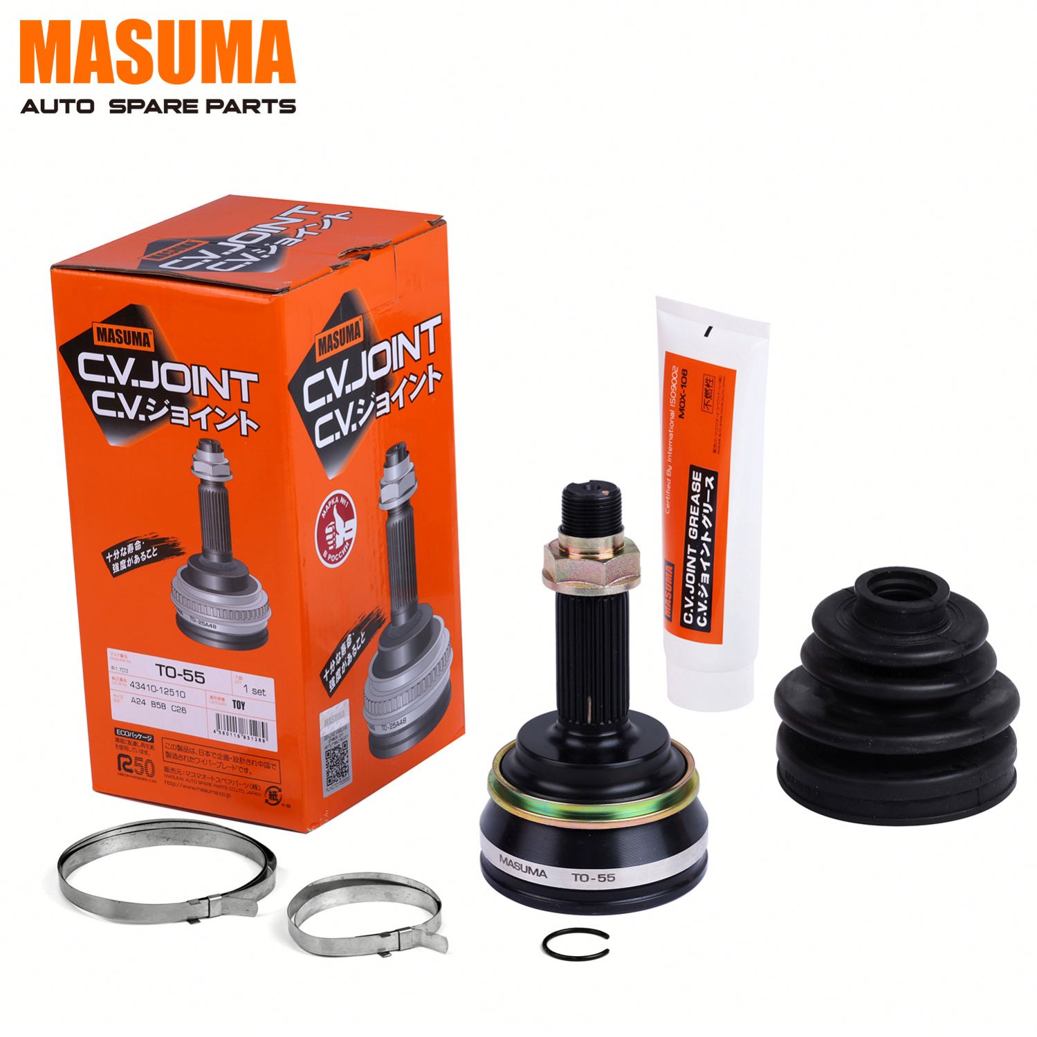 MASUMA TO-55 Automotive Outer CV Joint Kit Wear Resistant Long