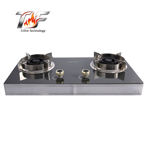 Estufa de <span class=keywords><strong>Gas</strong></span> Trifire, la Más Vendida en Oriente Medio, Estilo Moderno, Dos Quemadores, 4.8KW, Encendido Manual, Ahorro de Energía, Vidrio Templado - Product Image 2