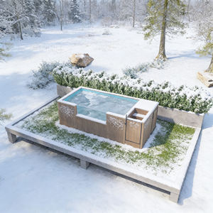 Piscina de Fibra de Vidrio Portátil de Lujo Personalizada para Exteriores, para Spa, con Acrílico Transparente, Resistente a los Rayos UV - Product Image 4