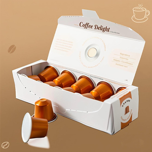 Le capsule di caffè di lusso dell'hotel in carta di cartone personalizzate mostrano una scatola di imballaggio vuota per capsule di caffè - Product Image 4