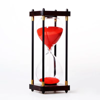 Minuteur sablier transparent moderne en gros, disponible en plusieurs tailles (S/M/L) pour la maison, le bureau, les jeux et la cuisine
