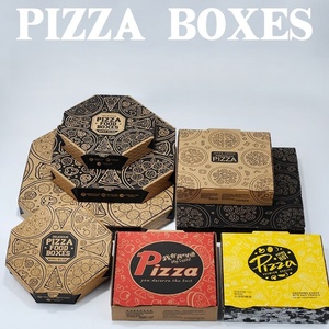 Cajas de Pizza Ecológicas Impresas Personalizadas - Biodegradables y Reciclables, Tamaño/Logotipo Personalizado, Empaque <span class=keywords><strong>para</strong></span> Llevar - Product Image 6