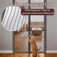 Nouveaux accessoires pour portes et fenêtres, rideaux anti-moustiques pour portes