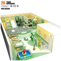 Equipo de Juego Educativo Profesional para Interiores: Cocina de Juego, Puesto de Oficina, Supermercado y Aldea de Juego