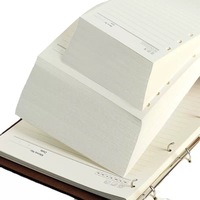Séparateurs mensuels en spirale en PVC transparent personnalisés pour agendas A5/A6, pages de recharge à 6 anneaux, dorure à chaud, pour cadeaux