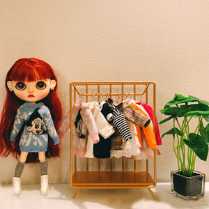 <span class=keywords><strong>Étagère</strong></span> <span class=keywords><strong>de</strong></span> <span class=keywords><strong>rangement</strong></span> pliable pour vêtements <span class=keywords><strong>de</strong></span> poupée BJD, <span class=keywords><strong>mini</strong></span> placard en métal, organisateur <span class=keywords><strong>de</strong></span> vêtements pour animaux <span class=keywords><strong>de</strong></span> compagnie, <span class=keywords><strong>étagère</strong></span> suspendue pour la chambre à coucher, utilisation dans la garde-robe - Product Image 1