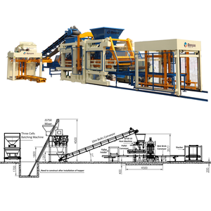 पूरी तरह से स्वचालित QT10-15 कंक्रीट ब्लॉक स्टैकिंग मशीन ईंट पैलेटिज़र ईंटों बनाने वाली मशीन-खरीद - Product Image 2