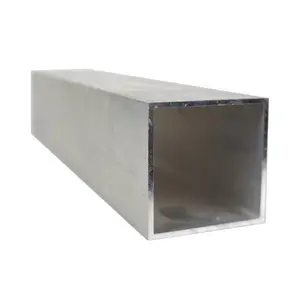 1060 6061 5083 3003 5052 2024 Fabricante Tubo de aluminio extruido 6063 T5 Tubo de aluminio hueco cuadrado rectangular