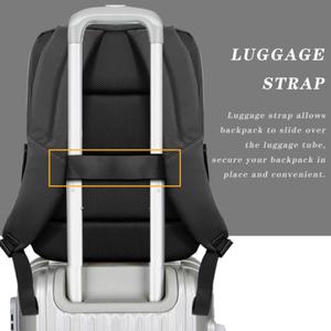 Sac à dos pour homme de grande capacité, antivol, imperméable, pour ordinateur portable, sacs à dos d'affaires, logo personnalisé 2024 - Product Image 6