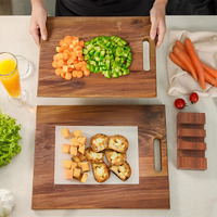 [DDP USA EU] Planche à découper en bois de Sapele de qualité supérieure avec poignée, planche à découper professionnelle pour la cuisine avec livraison à domicile et taxes incluses