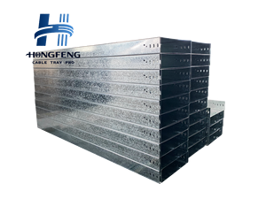 Nhà sản xuất khay Cáp OEM công nghiệp xây dựng biển cấp thép thông gió/đục lỗ đặt cáp - Product Image 3