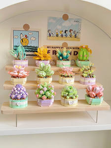 Bloques de Construcción de Ramo Inmortal, Versión para Adultos, Partículas Pequeñas, Serie de Niñas, Juguetes de Peluche, Regalo de Año Nuevo para Niñas - Product Image 2