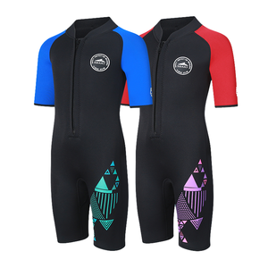 Combinaison de plongée légère imperméable en néoprène 240g à manches courtes coupe-vent avec fermeture éclair avant pour adultes plongée en apnée natation unisexe - Product Image 4