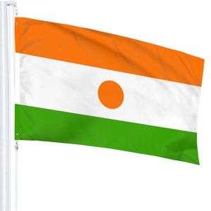 Gahumi África País Banderas Decoración 3x5ft Poliéster personalizado Bandera de Níger - Product Image 1