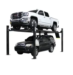 Factory Price High Quality 4 Post Hydraulic Car Lift With Caster For Sale