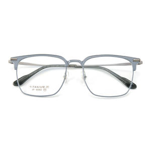 Montures de lunettes rectangulaires en titane pour hommes 6092, légères, monture complète, verres en résine, origine Danyang - Product Image 1
