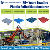 Palette robuste OEM 1300x1100 avec renforts en acier pour entrepôt automatisé et rayonnage